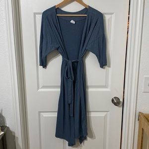 Heather Blue Receiving Robe (bundle 3 or more for $5 each)